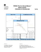 FHWA Traffic Noise Model users guide version 20 addendum