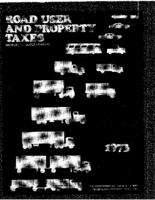 RoadUser and Property Taxes on Selected Motor Vehicles 1973