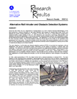 Alternative Rail Intruder and Obstacle Detection Systems Research Results