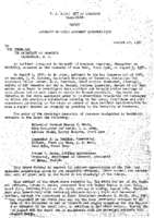 Investigation of Aircraft Accident NC15065 COCO SOLO CANAL ZONE 19370827