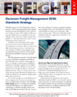 Electronic Freight Management EFM Standards Strategy Freight Info