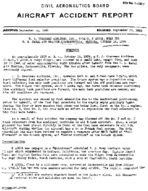 Investigation of Aircraft Accident US OVERSEAS AIRLINES JACKSONVILLE FLORIDA 19591015