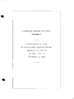 Interstate Commerce Commision Report of the Accident  Investigation Occuring on the PENNSYLVANIA RAILROAD TIRO OH