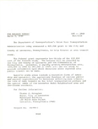Department of Transportation News Releases for March 1969