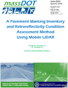 A Pavement Marking Inventory and Retroreflectivity Condition Assessment Method Using Mobile LiDAR