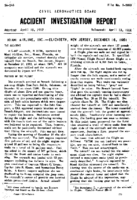 Investigation of Aircraft Accident MIAMI AIRLINE CO ELIZABETH NEW JERSEY 19511216