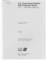 US Coast Guard SARSAT Final Evaluation Report Volume I Technical Evaluation