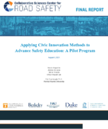Applying Civic Innovation Methods To Advance Safety Education A Pilot Program