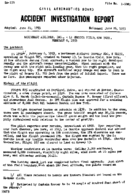 Investigation of Aircraft Accident NORTHEAST AIRLINES LA GUARDIA FIELD NEW YORK 19530206