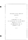 Interstate Commerce Commision Report of the Accident  Investigation Occuring on the BALTIMORE AND OHIO RAILROAD LAWRENCEVILLE IL