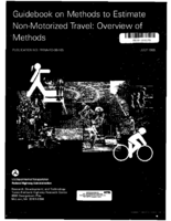Guidebook on Methods to Estimate NonMotorized Travel Overview of Methods