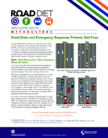 Road Diet Road Diets and Emergency Response Friends Not Foes