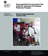 Passenger Rail TwoCar Impact Test Volume II Summary of Occupant Protection Program