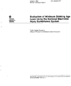 Evaluation of Minimum Drinking Age Laws Using the National Electronic Injury Surveillance System