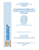 Integral abutment bridges under thermal loading  field monitoring and analysis