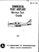 AC 6171A Commercial Pilot Airplane Written Test Guide