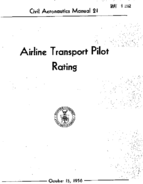 CAM 21 Airline Transport Pilot Rating 1956