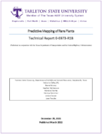 Predictive Mapping of Rare Plants