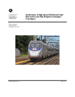 Identification of highspeed rail ballast flight risk factors and risk mitigation strategies  final report