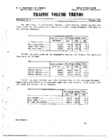 Traffic Volume Trends February 1950