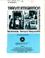 Paratransit and Transit Integration Areawide Demand Responsive Transportation System  Program Synopsis