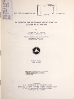 Potential for Automobile Weight Reduction Outlook as of 19751976