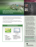 Traffic Incident Management TIM Performance Measurement Knowledge Management System