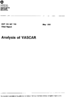 Analysis of VASCAR