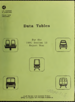 Data Tables For the 1991 Section 15 Report Year