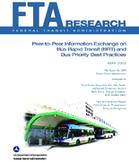 PeertoPeer Information Exchange on Bus Rapid Transit BRT and Bus Priority Best Practices