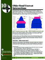 Older Road Users at Intersections Issue Briefs vol 10