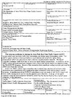 The Simulation of Area Wide Real Time Traffic ControlFinal Report