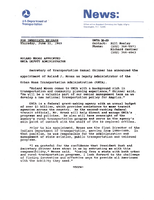 Roland Mross Appointed UMTA Deputy Administrator