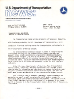 US Department of Transportation News Office of Public and Consumer Affairs UMTA 7868 Transportation Brokerage Subject of Training Course