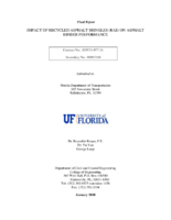 Impact of Recycled Asphalt Shingles RAS on Asphalt Binder Performance