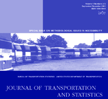 Journal of Transportation and Statistics Volume 4 Numbers 23 SeptemberDecember 2001 Special Issue on Methodological Issues in Accessibility