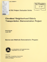 Cleveland Neighborhood Elderly Transportation Demonstration Project