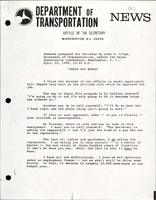 Remarks Prepared for Delivery by John A Volpe Secretary of Transportation before the Equal Opportunity Conference