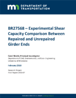 Experimental Shear Capacity Comparison Between Repaired and Unrepaired Girder Ends