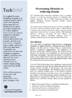 Overcoming Obstacles to Achieving Density tech brief