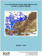 A 10Year Projection of Maritime Activity in the US Arctic Region