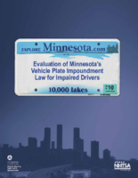Evaluation of Minnesotas Vehicle Plate Impoundment Law for Impaired Drivers