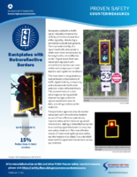 Backplates with Retroreflective Borders