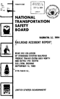 Interstate Commerce Commision Report of the Accident  Investigation Occuring on the SEABOARD SYSTEM RAILROAD SULLIVAN IN