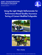 Using the Light Weight Deflectometer for PerformanceBased Quality Assurance Testing of Chemically Modified Subgrades