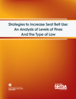 Strategies to Increase Seat Belt Use An Analysis of Levels of Fines and the Type of Law