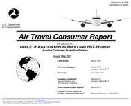 Air Travel Consumer Report May 2017