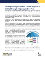 Michigan Adopts the Safe System Approach in the Strategic Highway Safety Plan