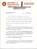 Department of Transportation Administration Urban Mass Transportation Administration UMTA 7376