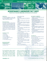 Aerodynamics Laboratory Fact Sheet  Research that is Essential Indispensable and Connected to our Customers 2001